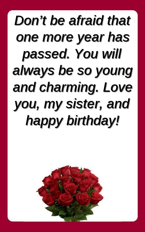 birthday quotes for your sister